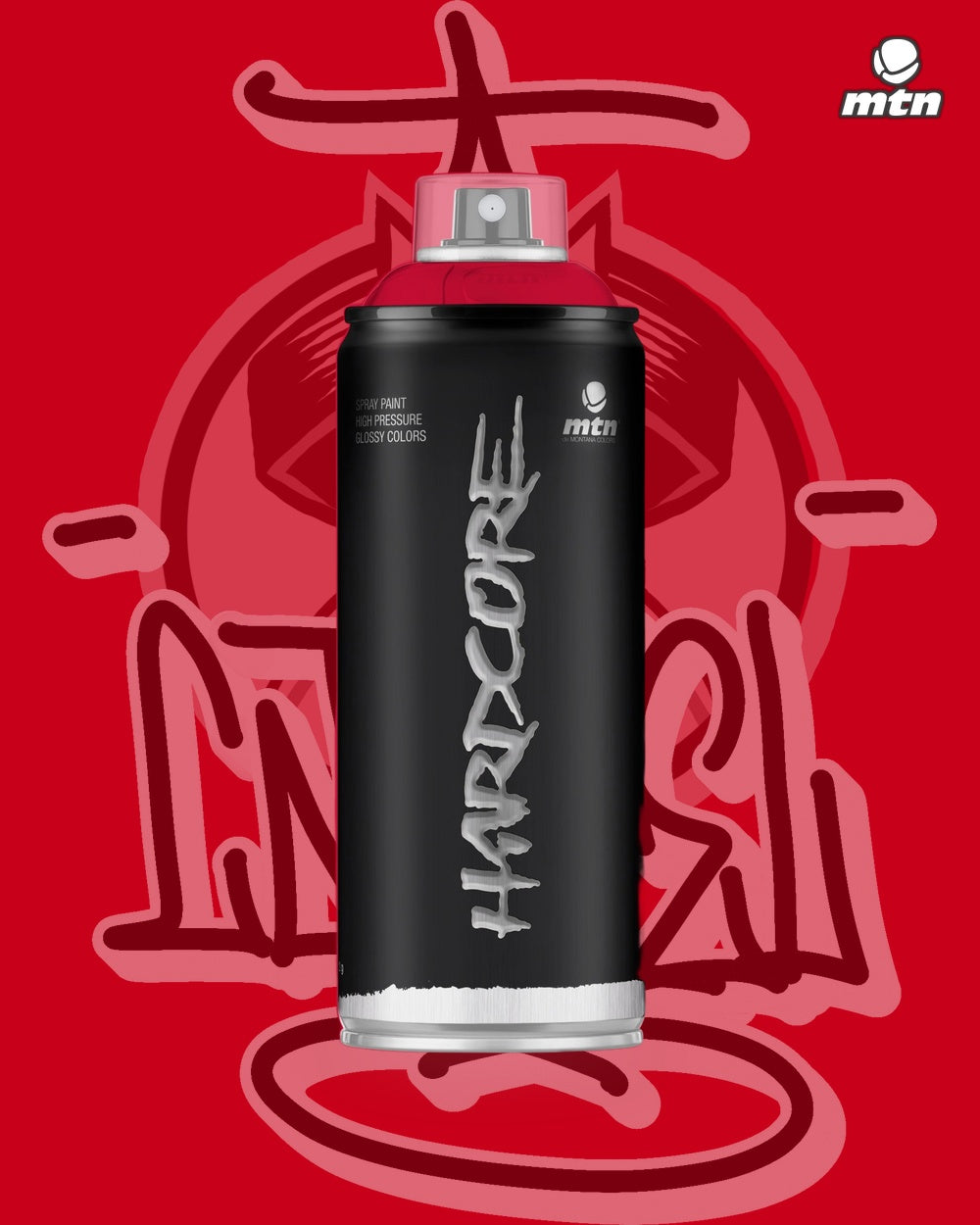 RV-3001 Vivid Red spray paint can, Cartel Paint Supplies