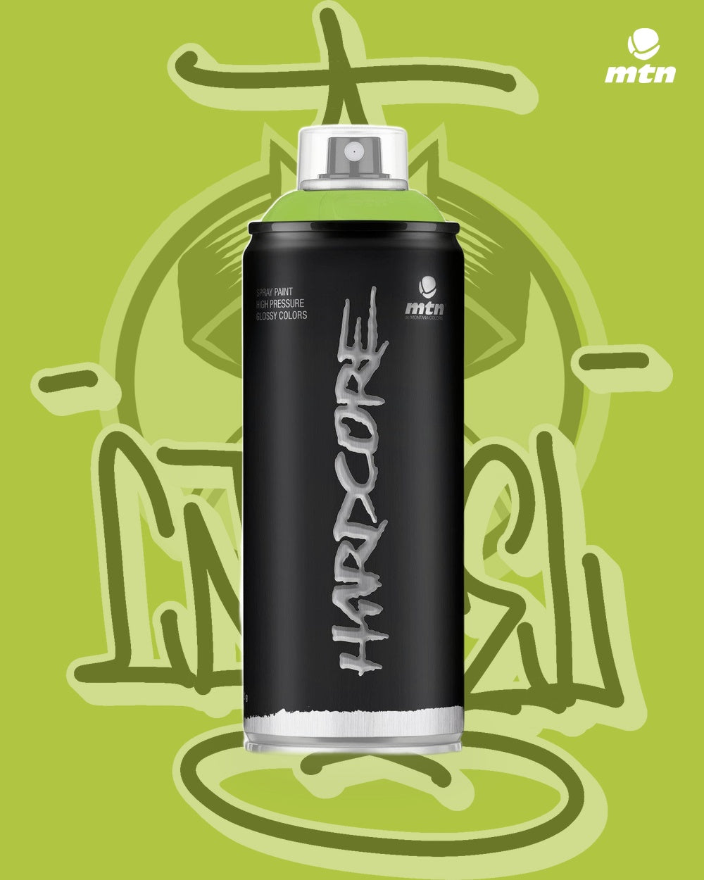 RV-16 Pistachio Green spray paint can, Cartel Paint Supplies