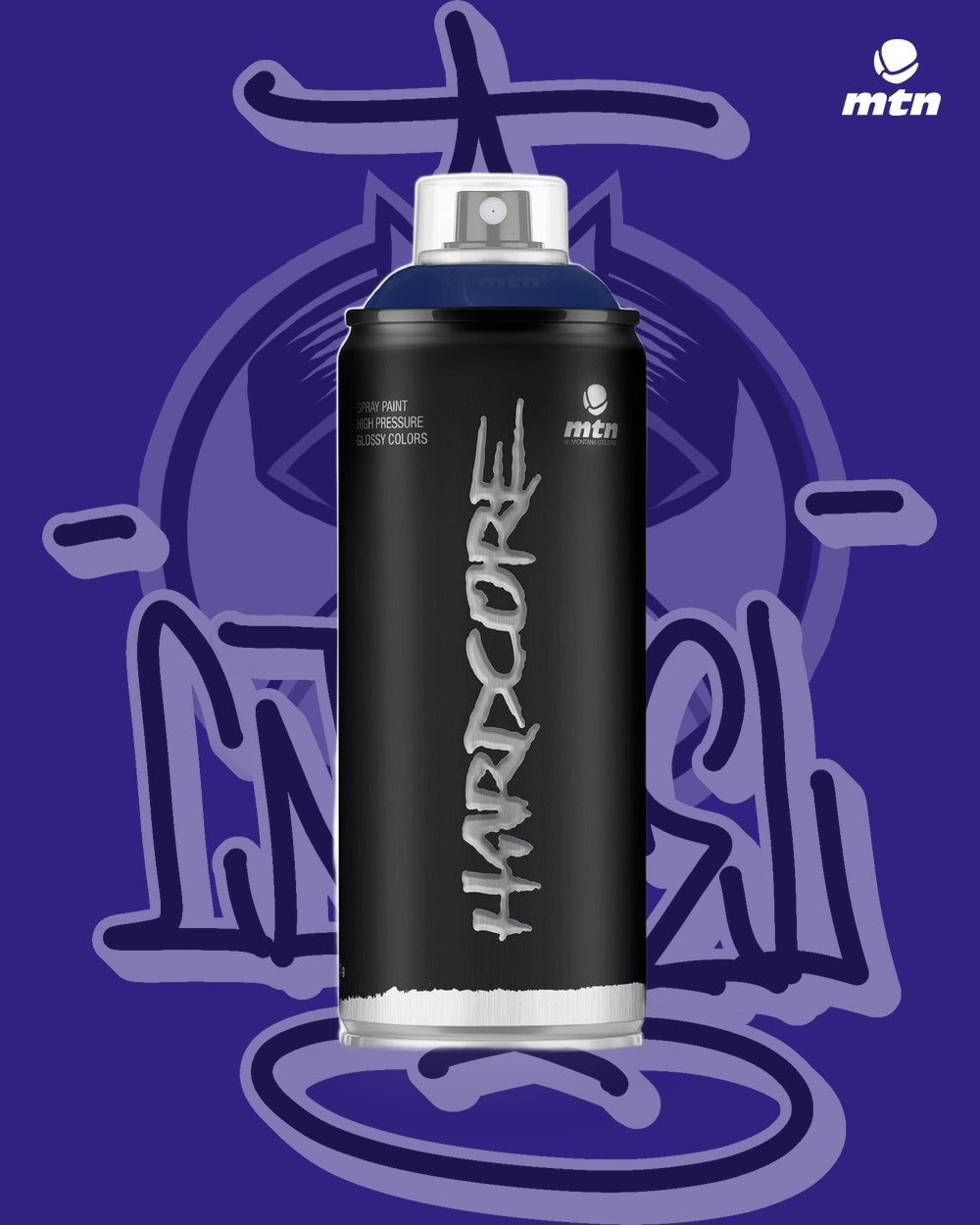 MTN Hardcore Galaxy Violet RV-264 spray paint can, Cartel Paint Supplies