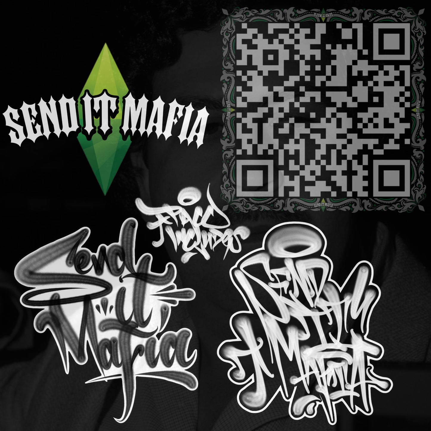 Send It Mafia Sticcer Pacc
