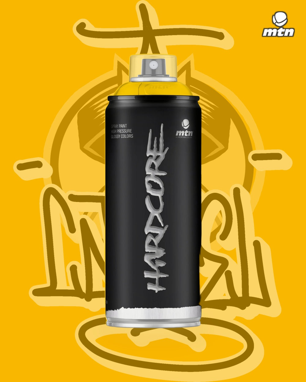 RV-239 Luxor Yellow spray paint can, Cartel Paint Supplies