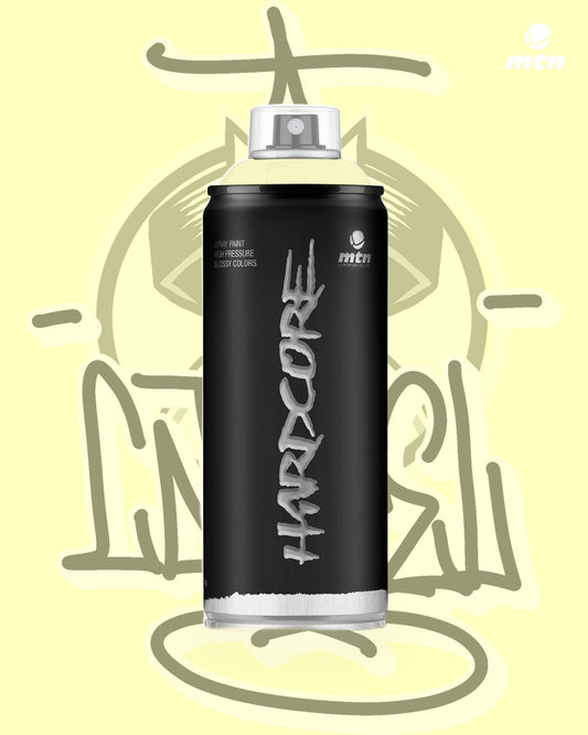 RV-252 Unicorn Yellow spray paint can, Cartel Paint Supplies