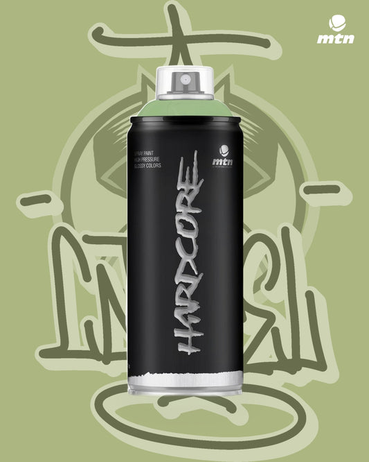 RV-15 Apple Green spray paint can, Cartel Paint Supplies