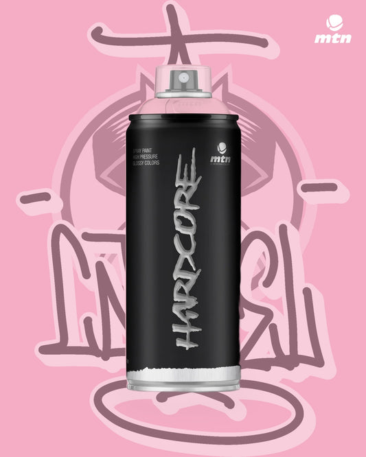 MTN Hardcore Spray Paint - Alice Pink - 400ml spray paint can, Cartel Paint Supplies