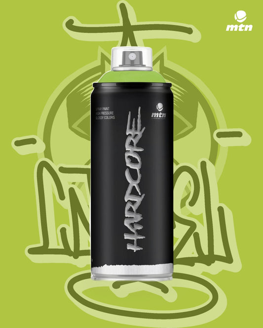 RV-16 Pistachio Green spray paint can, Cartel Paint Supplies