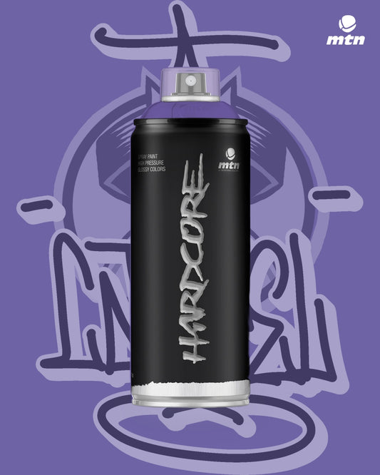 MTN Hardcore Spray Paint - Prophet Violet - 400ml spray paint can, Cartel Paint Supplies