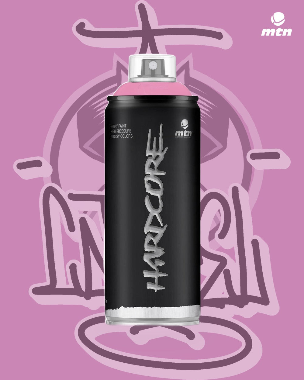 MTN Hardcore 400ml Princess Violet RV-257 spray paint can, Cartel Paint Supplies