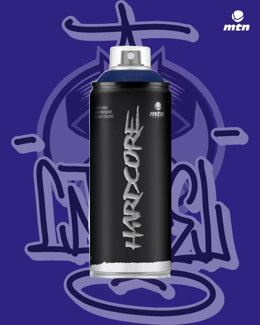MTN Hardcore Galaxy Violet RV-264 spray paint can, Cartel Paint Supplies