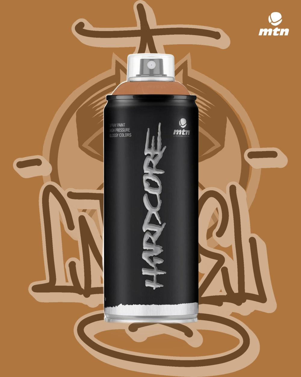 RV-249 Greyhound Brown spray paint can, Cartel Paint Supplies