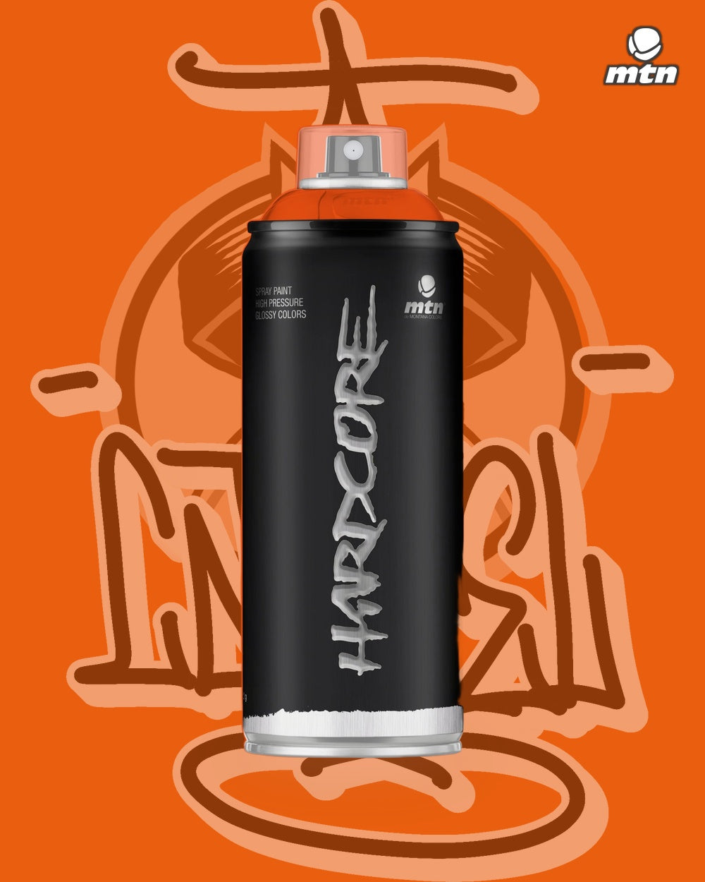 RV-2004 Kalani Orange spray paint can, Cartel Paint Supplies