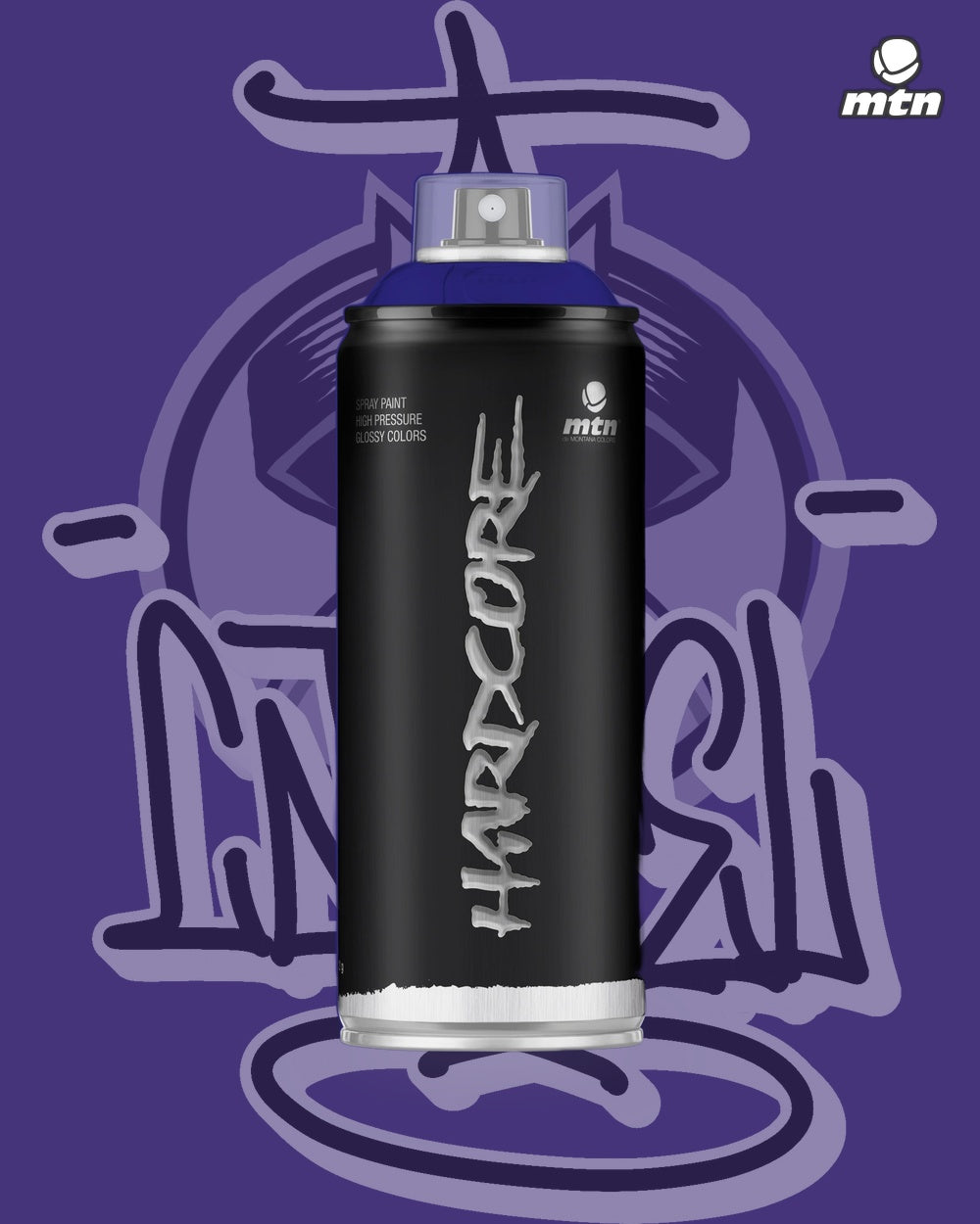 RV-216 Anonymous Violet spray paint can, Cartel Paint Supplies