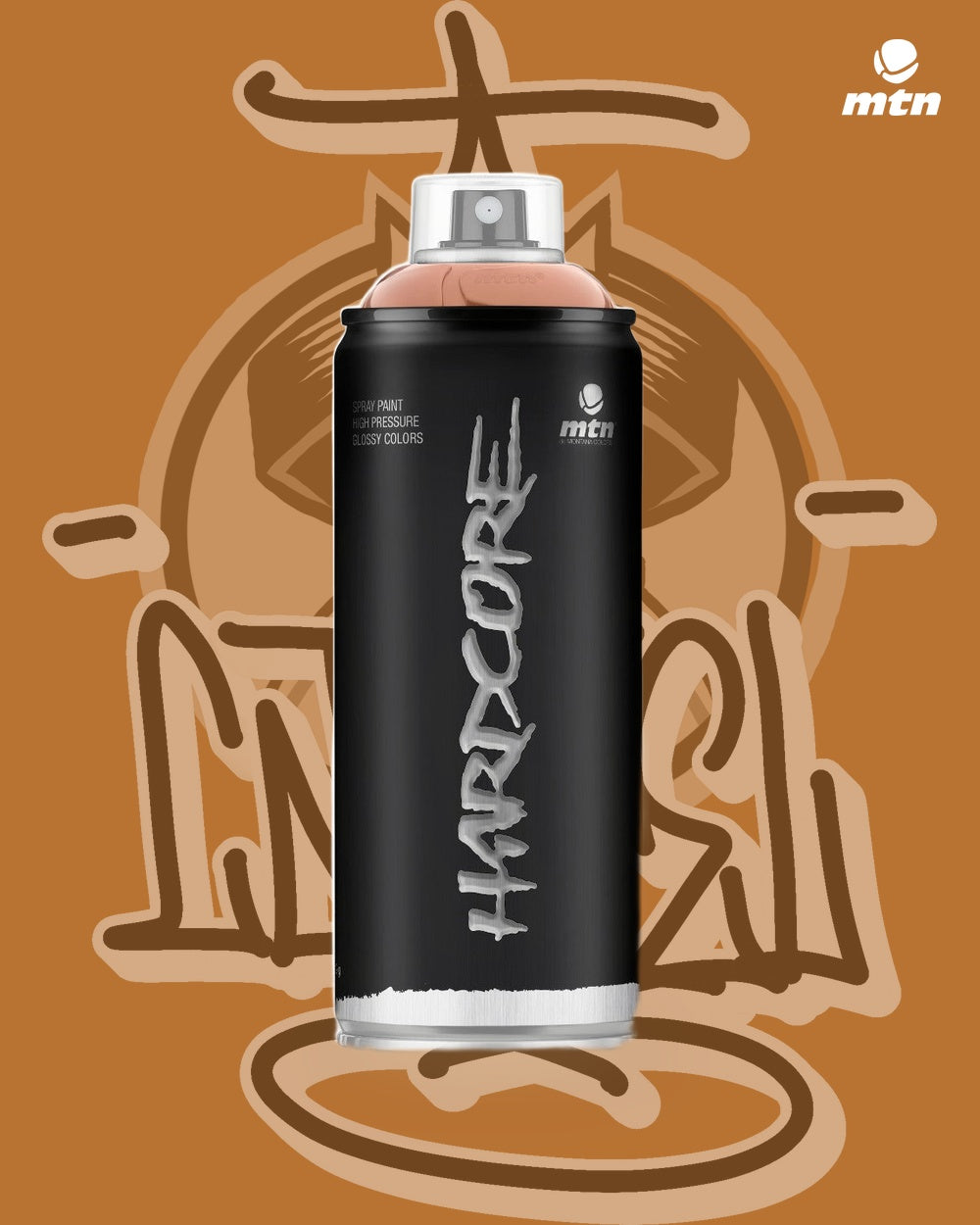 Metallic Copper spray paint can, Cartel Paint Supplies