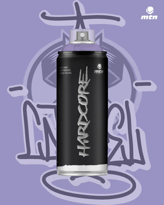 MTN Hardcore Spray Paint - Violet - 400ml spray paint can, Cartel Paint Supplies