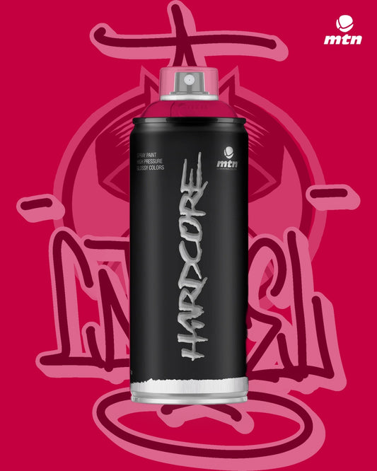 MTN Hardcore Spray Paint - Akari Red - 400ml spray paint can, Cartel Paint Supplies