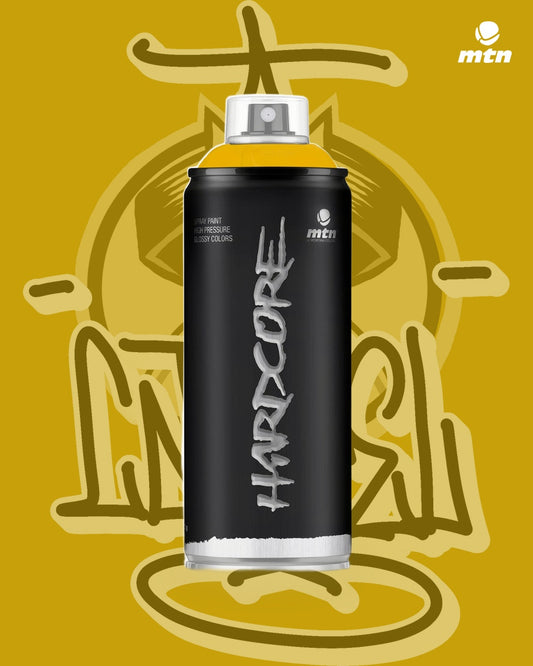 RV-11 Ganges Yellow spray paint can, Cartel Paint Supplies