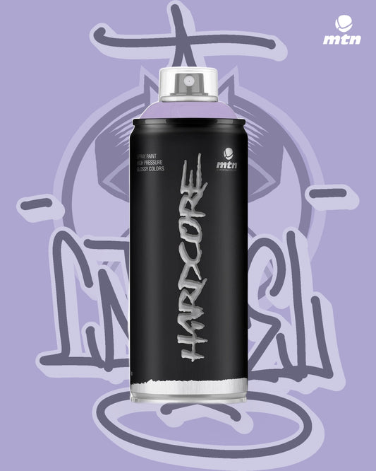 MTN Hardcore 400ml Malva Violet RV-256 spray paint can, Cartel Paint Supplies
