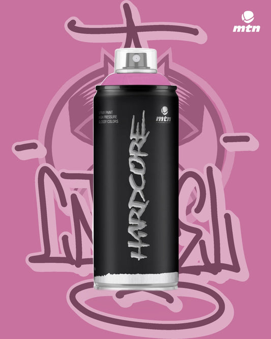 MTN Hardcore 400ml Witch Violet RV-224 spray paint can, Cartel Paint Supplies