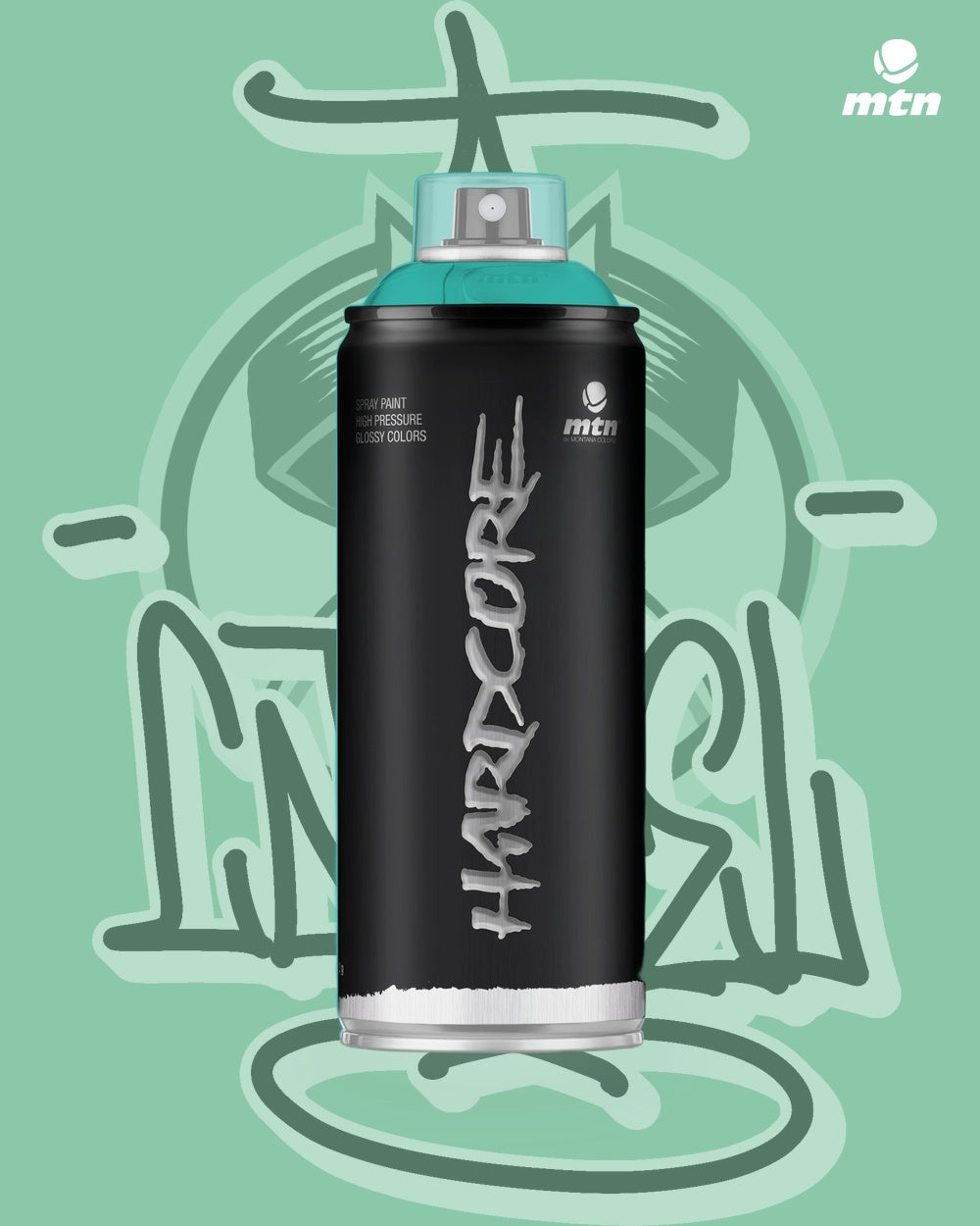 RV-219 Paris Green spray paint can, Cartel Paint Supplies